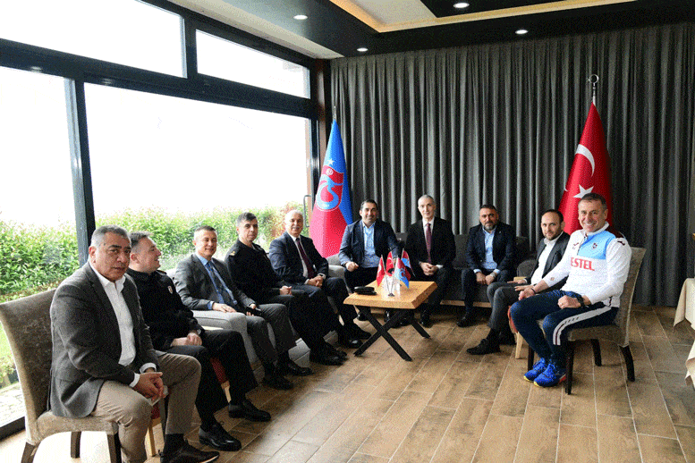 Vali Aziz Yıldırım, Trabzonspor'a Taziye Ziyaretinde Bulundu