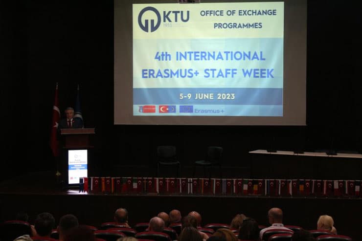 KTÜ'de "4th International Erasmus+ Staff Week" Etkinliği Düzenlendi