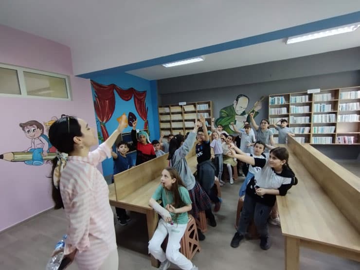28 Şubat İlkokulu öğrencileri Fatih Sultan Mehmet Ortaokulunu ziyaret etti