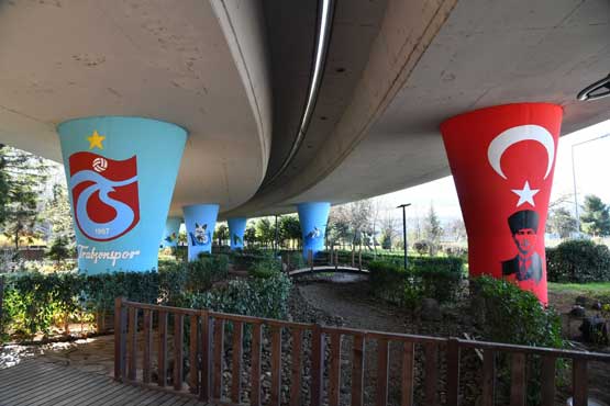 Trabzon'da Ekopark rengârenk!