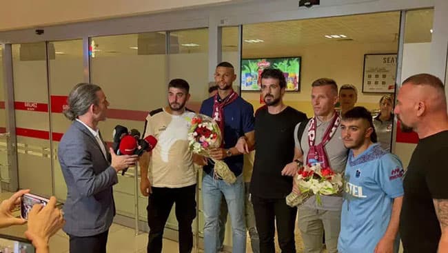Trabzonspor'un yeni transferleri geldi!