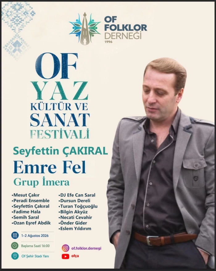 Of'ta iki g&uuml;n s&uuml;recek festival heyecanı başlıyor!