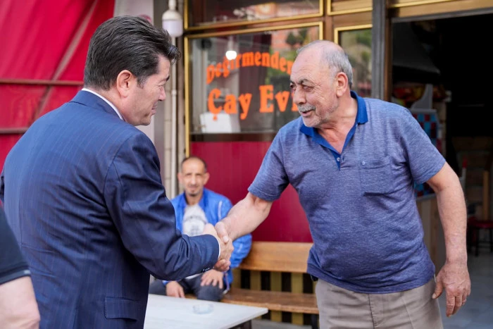 Başkan Kaya Değirmendere&rsquo;de vatandaşların taleplerini dinledi