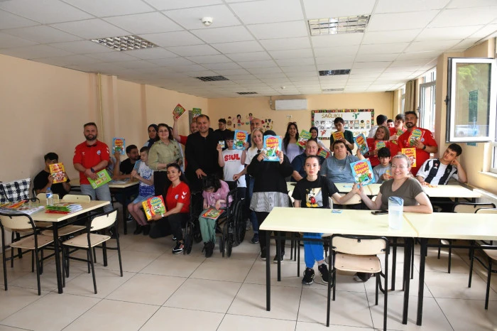 Ortahisar Belediyesi &ouml;zel &ccedil;ocuklara spor dolu bir g&uuml;n yaşattı