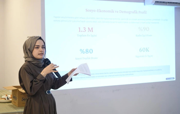 HİZMET-İŞ, Trabzon&rsquo;da hak bilinci ve kayıt dışı istihdamla m&uuml;cadele eğitimi d&uuml;zenledi