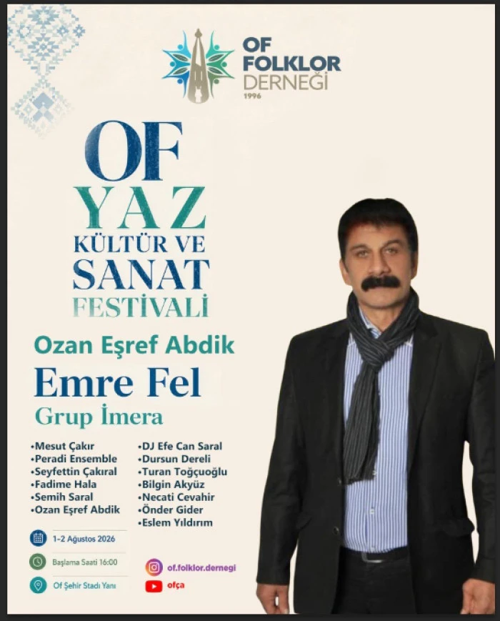 Of'ta iki g&uuml;n s&uuml;recek festival heyecanı başlıyor!