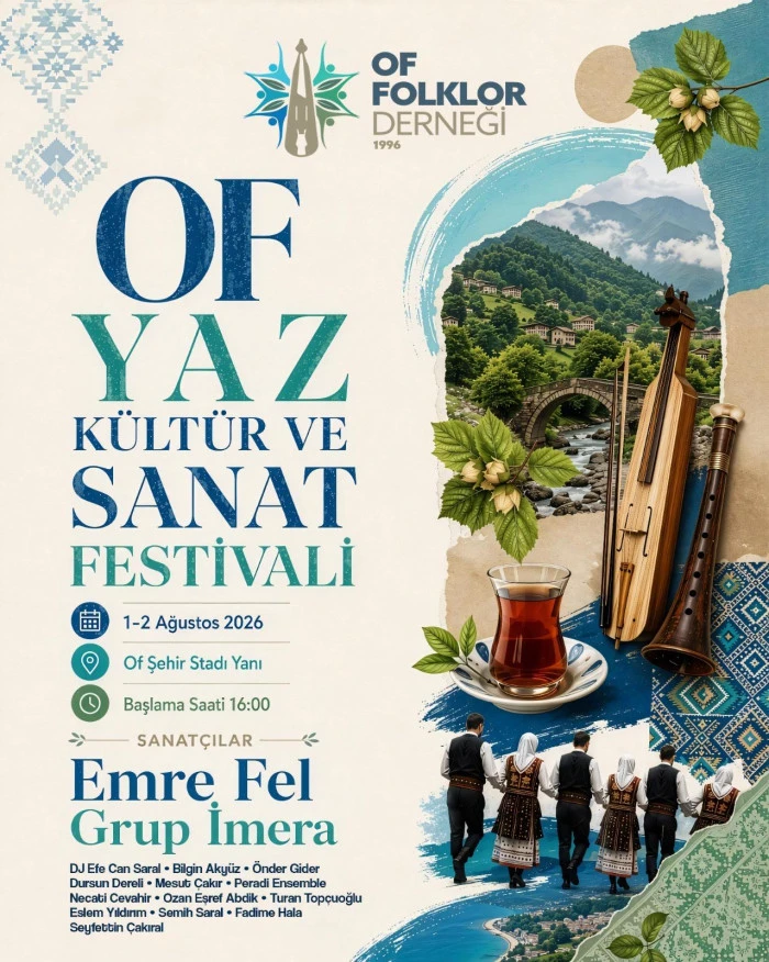 Of Yaz K&uuml;lt&uuml;r ve Sanat Festivali 1-2 Ağustos'ta Başlıyor