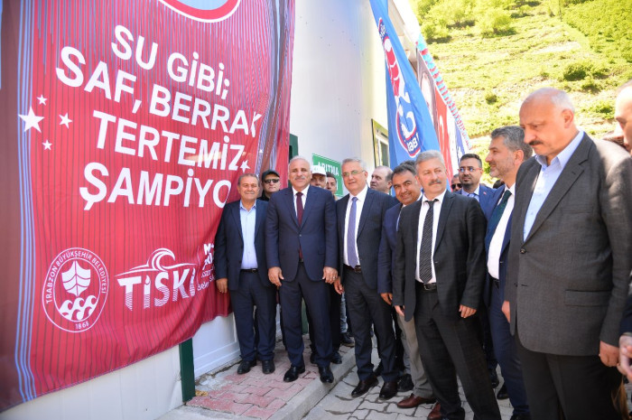 Trabzon'da 2 ilçeye yeni su tesisi