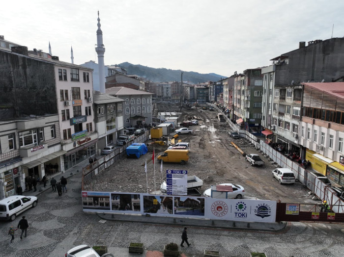 Of Kentsel D&ouml;n&uuml;ş&uuml;m Projesi hızla y&uuml;kseliyor