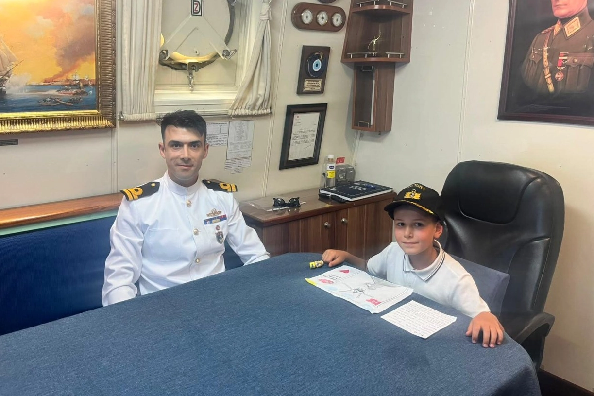 Ordu&rsquo;da TCG Tuzla&rsquo;ya miniklerden duygu dolu mektuplar