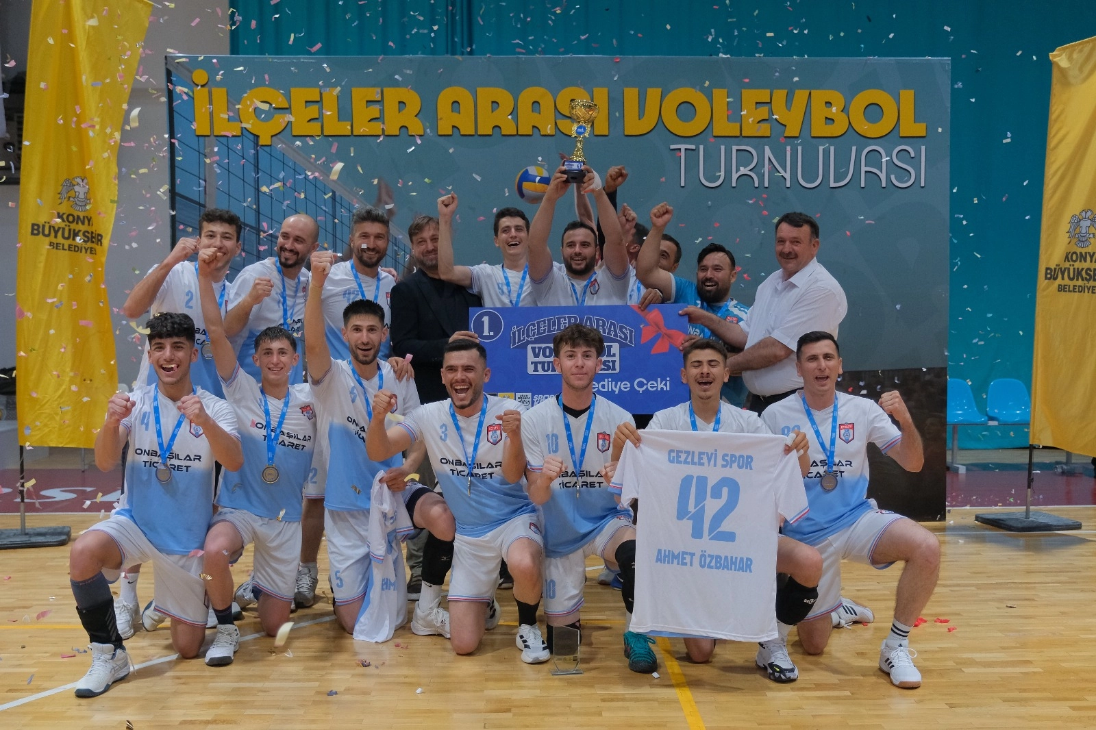 Konya&rsquo;da voleybolun şampiyonu Hadim