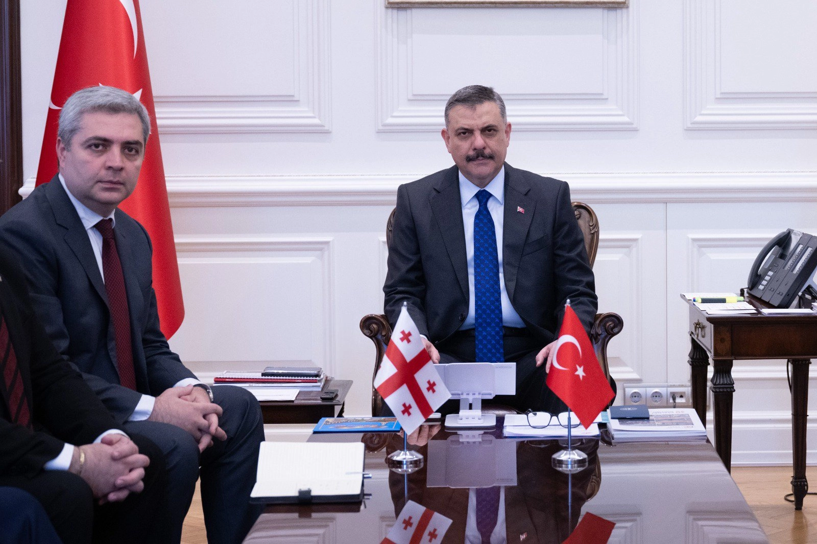 İ&ccedil;işleri Bakanlığı&rsquo;nda T&uuml;rkiye-G&uuml;rcistan temasları