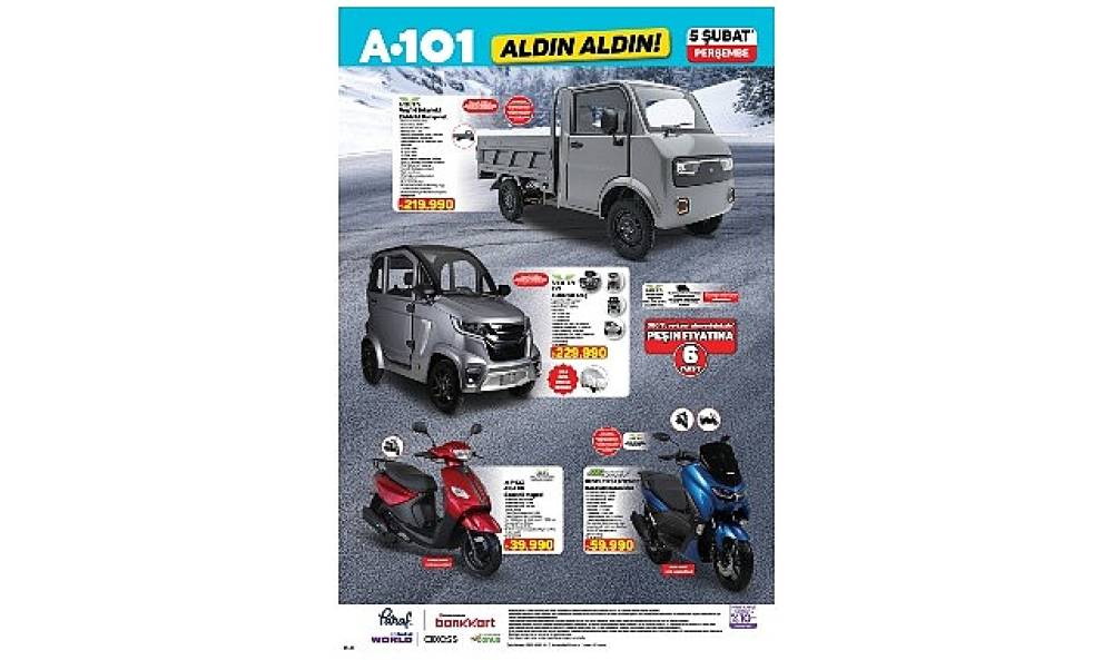 T&uuml;rkiye'de Bir İlk A101, 5 Şubat'ta Kamyonet Satacak