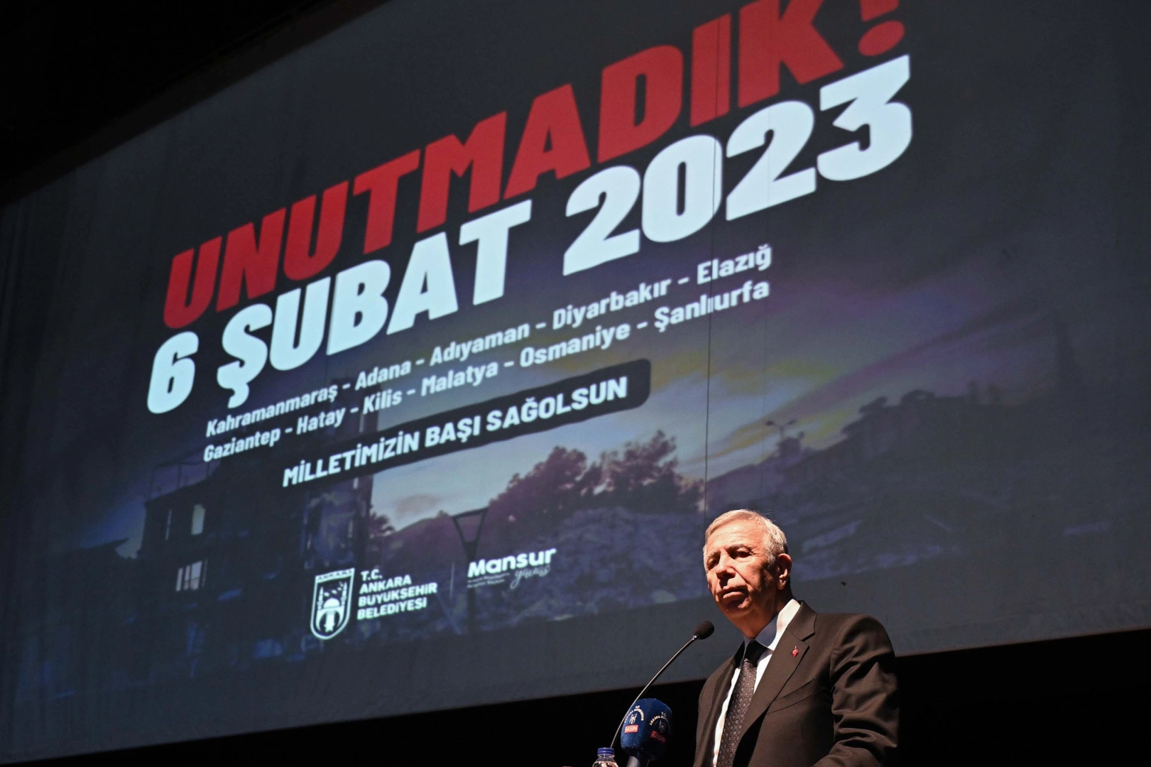 6 Şubat&nbsp;depremleri Ankara&rsquo;da anıldı