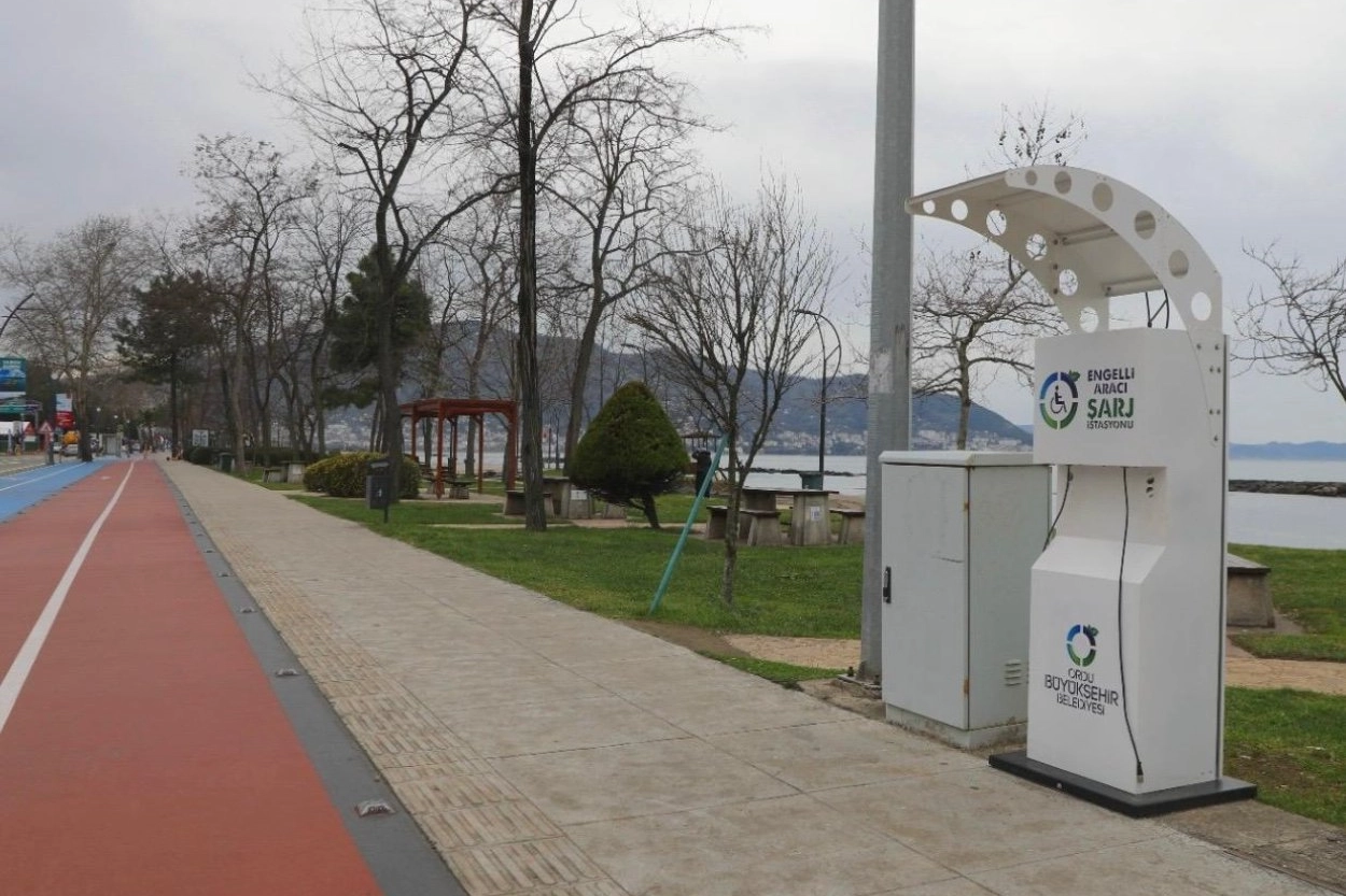 Ordu&rsquo;da engelli şarj istasyonları yenilendi