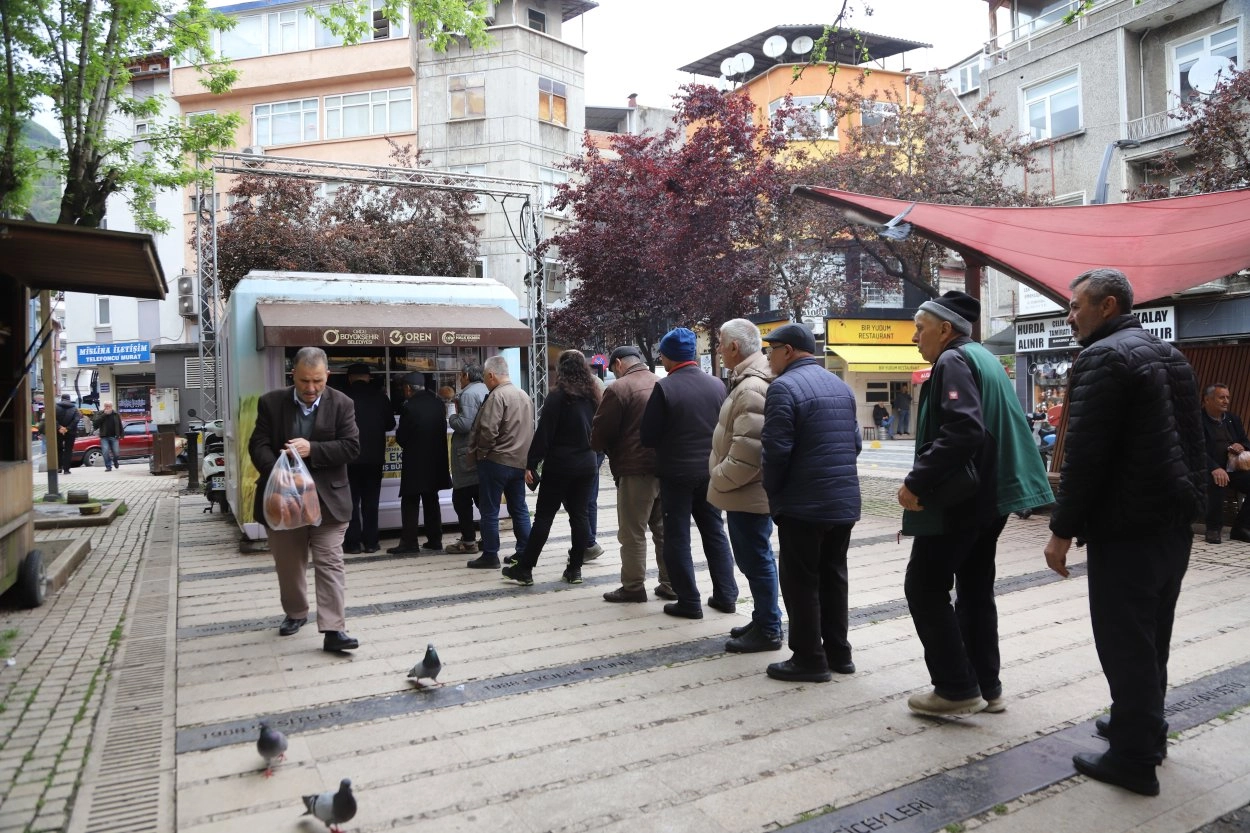 Ordu&rsquo;da Halk Ekmek ilgi g&ouml;r&uuml;yor