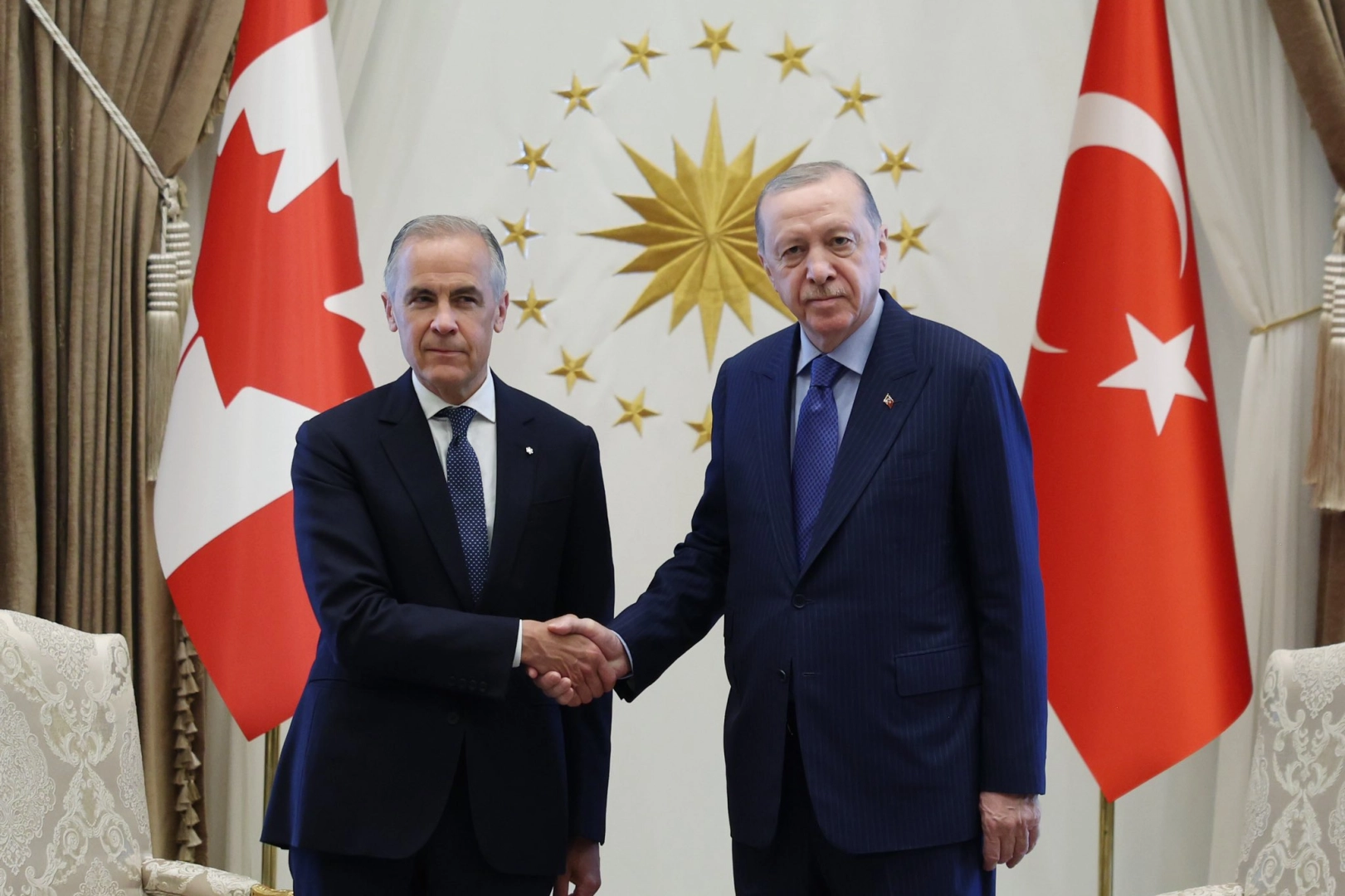 Cumhurbaşkanı Erdoğan, Kanada Başbakanı Carney ile g&ouml;r&uuml;şt&uuml;