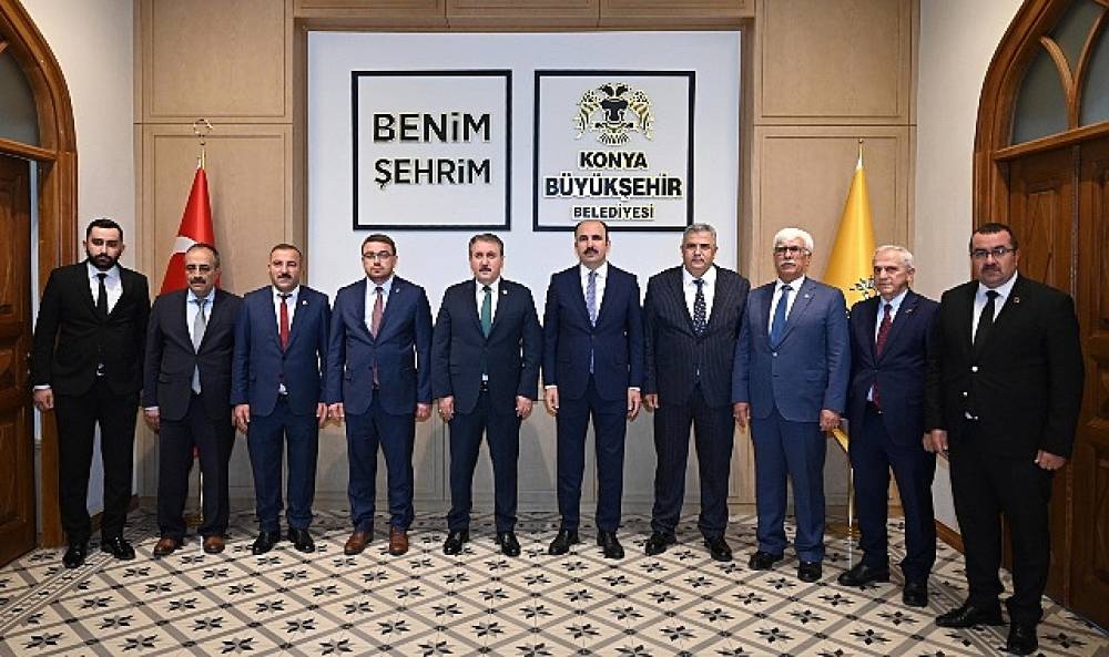 BBP Genel Başkanı Destici Başkan Altay'ı Ziyaret Etti