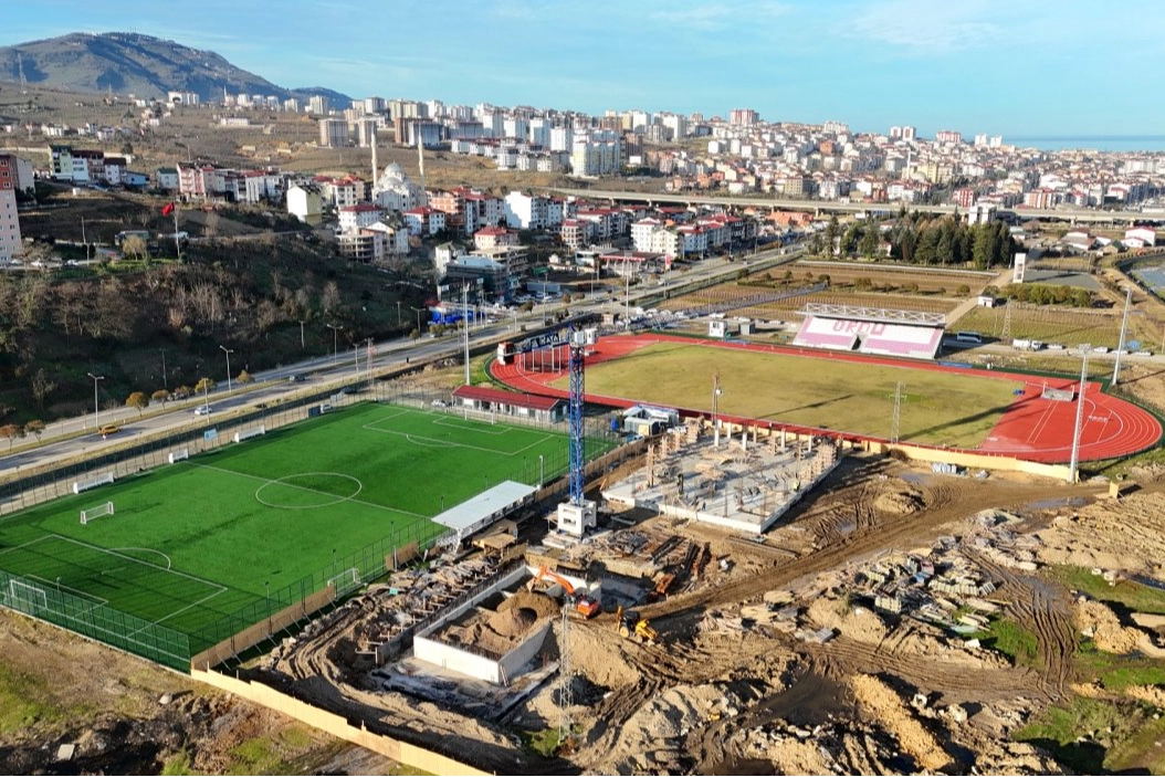 Ordu Altınordu&rsquo;ya modern spor kompleksi y&uuml;kseliyor