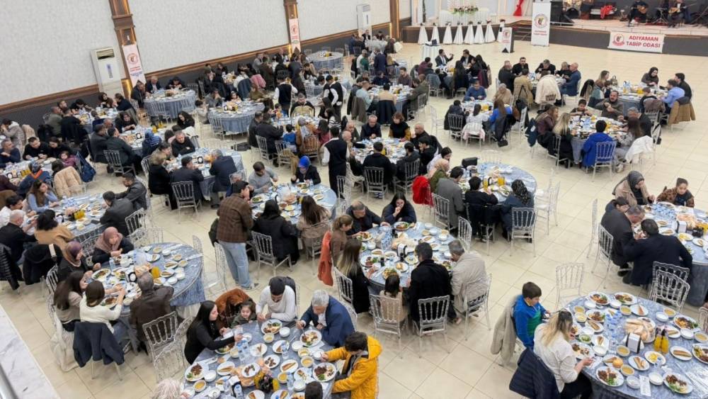 Adıyaman Tabip Odası&rsquo;ndan hekimler ve aileleri i&ccedil;in dayanışma iftarı programı 