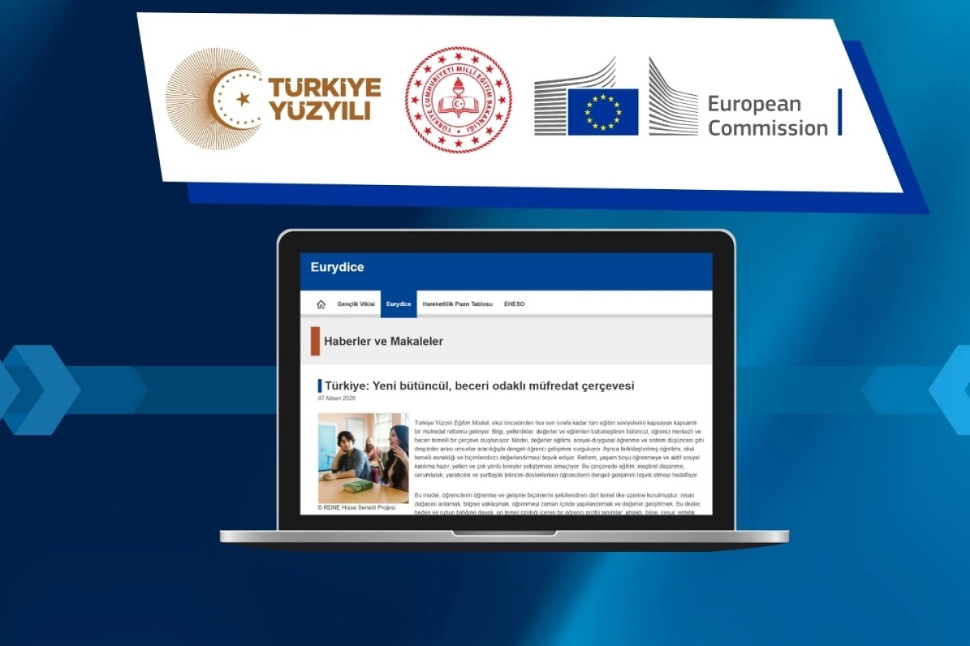 T&uuml;rkiye'nin eğitim modeli Avrupa Eğitim Bilgi Ağı'nda yayımlandı
