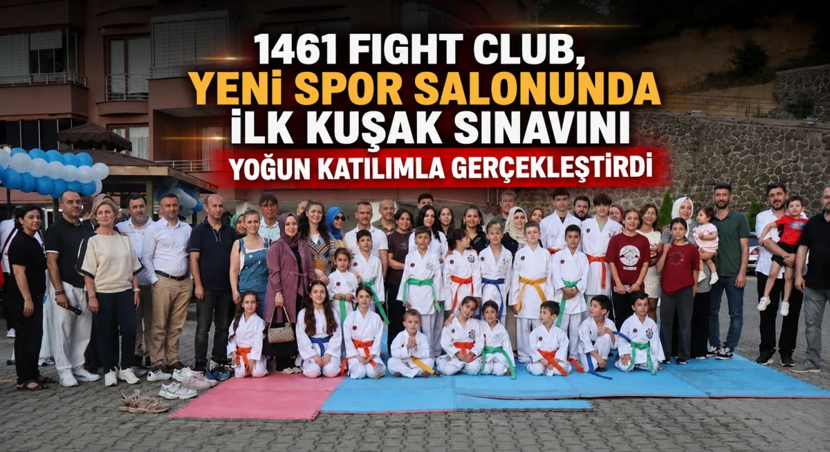 1461 Fight Club, yeni spor salonunda ilk kuşak sınavını yoğun katılımla ger&ccedil;ekleştirdi