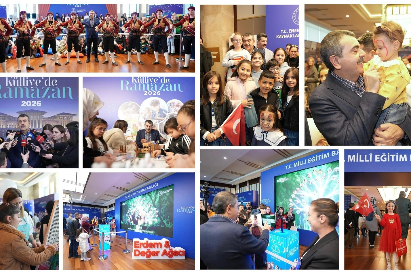 Bakan Tekin'den 'K&uuml;lliyede Ramazan' stantlarına ziyaret