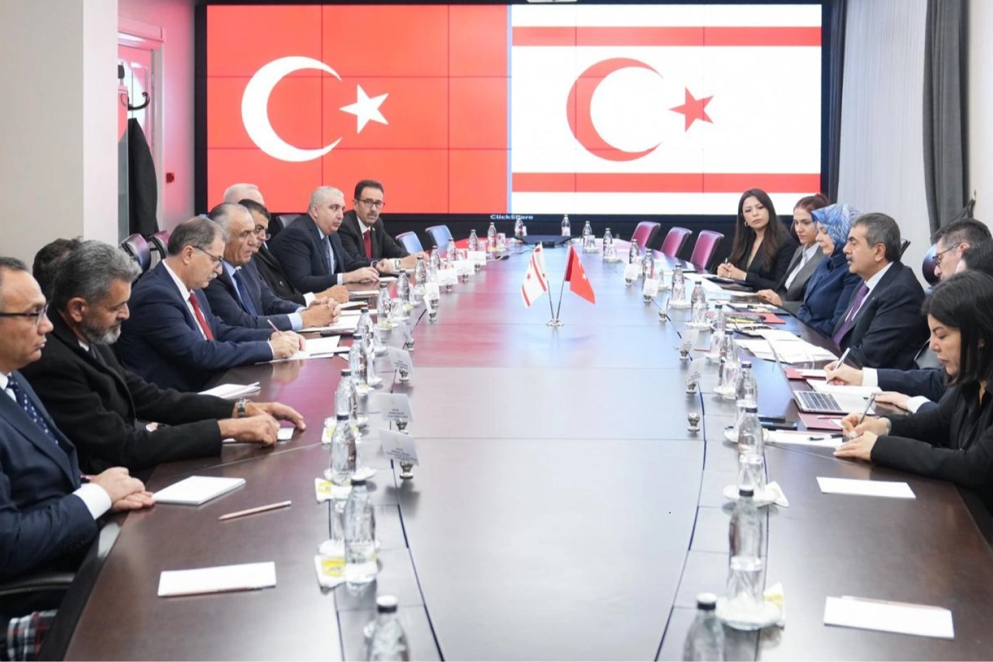 Bakan Tekin, KKTC'li mevkidaşını ağırladı