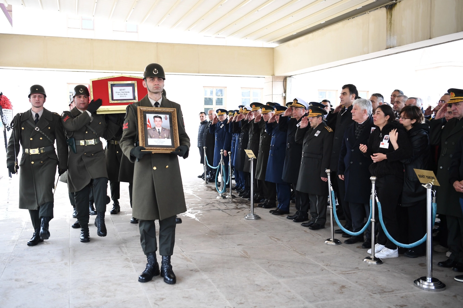 TSK&rsquo;dan şehit binbaşı Sinan Taştekin&rsquo;e son g&ouml;rev