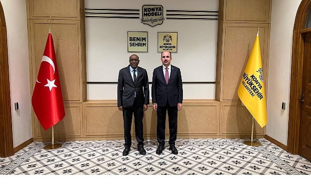 Cibuti Cumhuriyeti Ankara B&uuml;y&uuml;kel&ccedil;isi Abdillahi, Başkan Altay'ı Ziyaret Etti