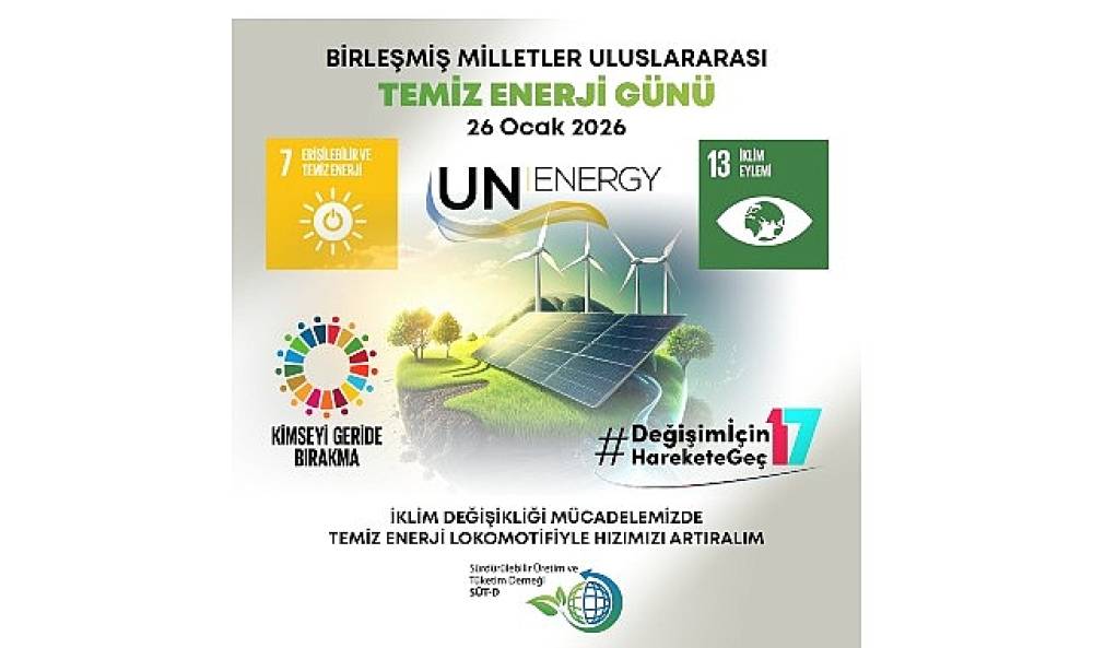S&Uuml;T-D İklim Değişikliği M&uuml;cadelemizde Temiz Enerji Lokomotifiyle Hızımızı Artıralım &Ccedil;ağrısı Yaptı