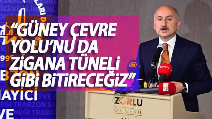 AK Parti Trabzon milletvekili adayı Adil Karaismailoğlu: Zigana Tüneli gibi bitirileceğiz