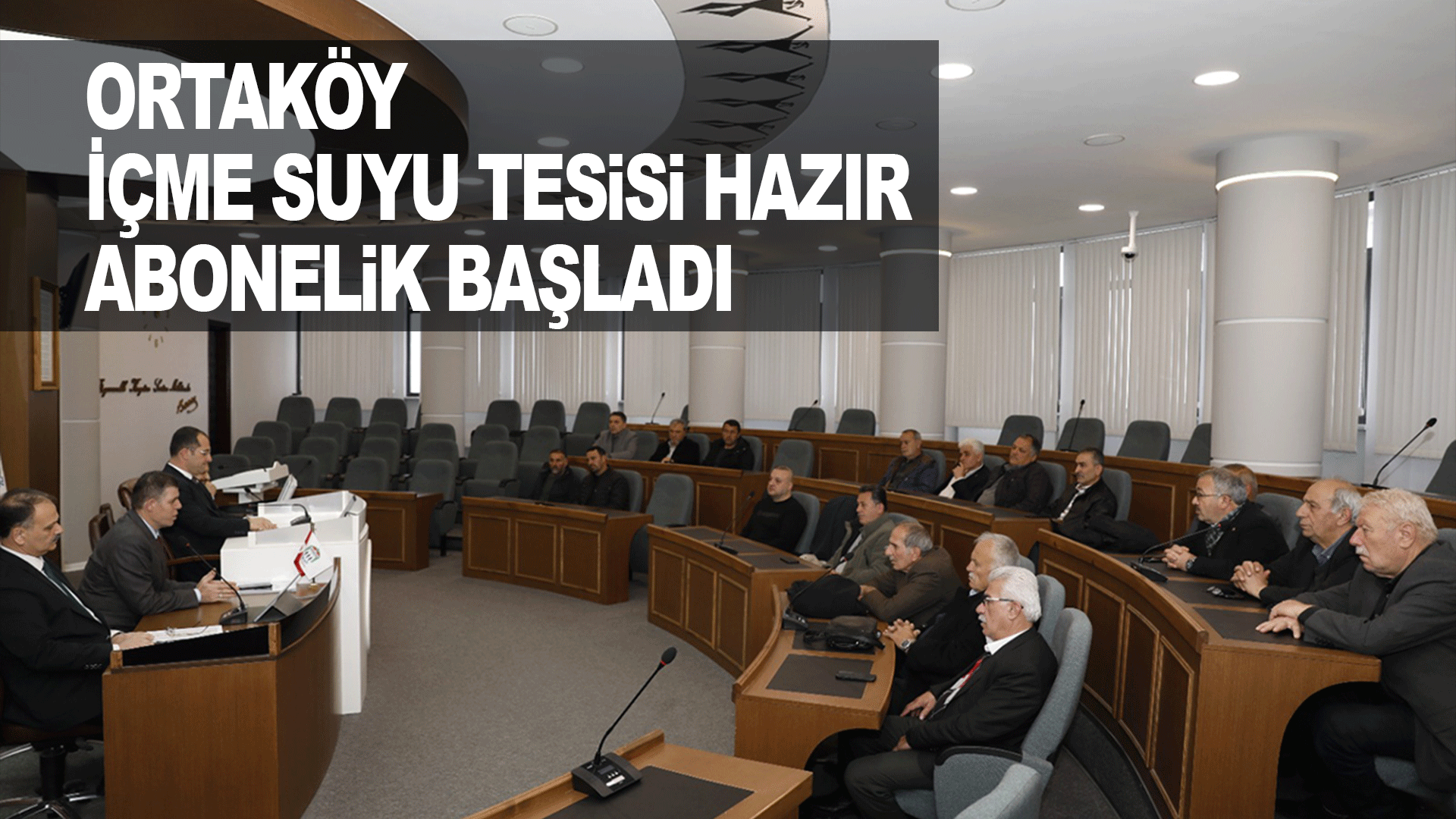 Ak&ccedil;aabat Ortak&ouml;y İ&ccedil;me Suyu Arıtma Tesisi hizmete a&ccedil;ılıyor ve abonelik s&uuml;reci başladı