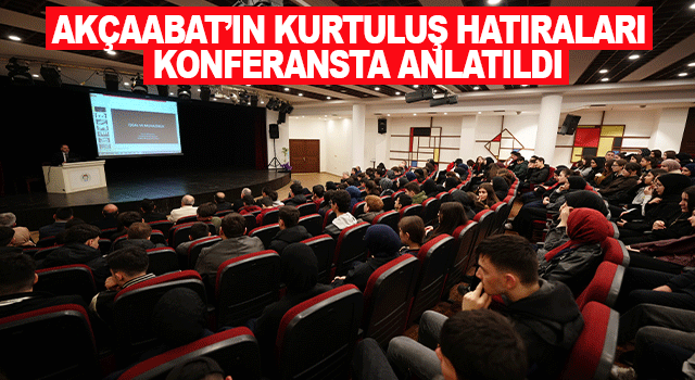 Ak&ccedil;aabat&rsquo;ta kurtuluş m&uuml;cadelesi ve muhacirlik hatıraları konferansta anlatıldı