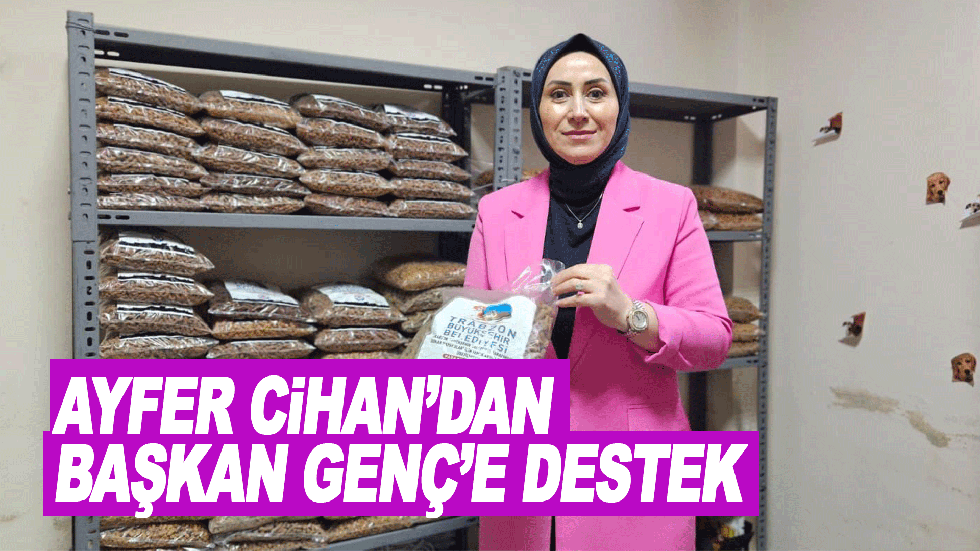 Ayfer Cihan’dan Başkan Genç’e sokak hayvanları desteği