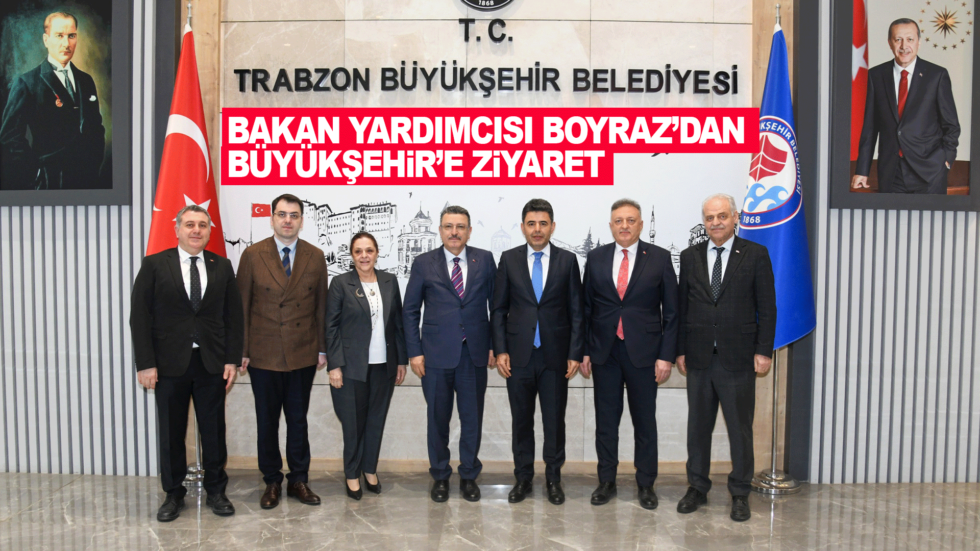 Bakan Yardımcısı Osman Boyraz, Trabzon B&uuml;y&uuml;kşehir Belediyesi&rsquo;ni ziyaret ederek ulaşım ve altyapı projelerini değerlendirdi