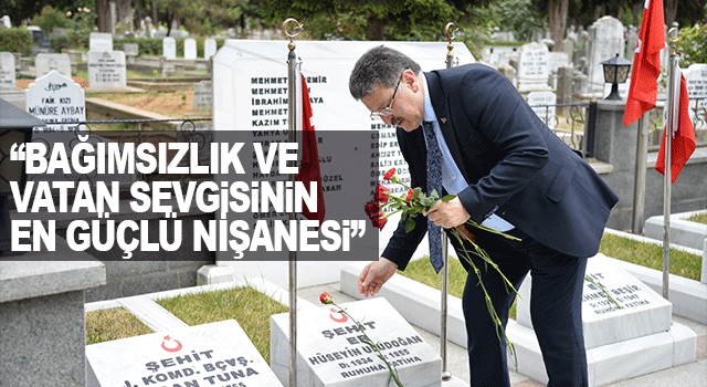 Başkan Ahmet Metin Gen&ccedil;, &Ccedil;anakkale Zaferi&rsquo;nin 111. yılında birlik ve vatan sevgisi vurgusu yaptı