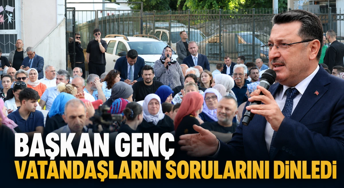 Başkan Gen&ccedil; vatandaşların taleplerini dinledi: Kentsel d&ouml;n&uuml;ş&uuml;m, su tarifesi ve ulaşım g&uuml;ndemde