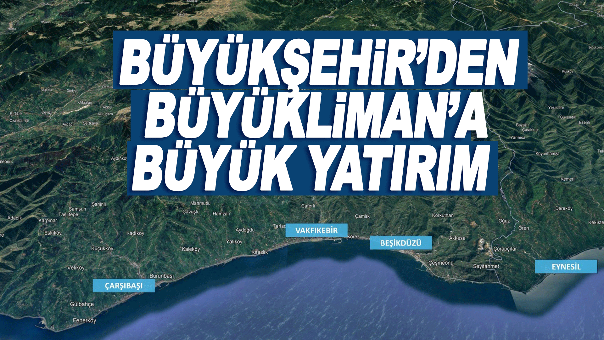 B&uuml;y&uuml;kliman Havzası&rsquo;nda altyapı seferberliği hız kesmeden s&uuml;r&uuml;yor