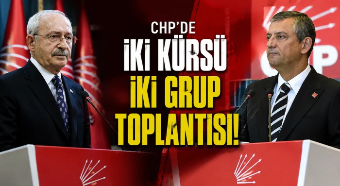 CHP'de iki kürsü, iki grup toplantısı!