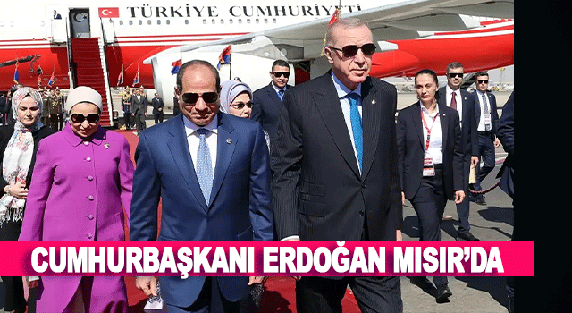 Cumhurbaşkanı Erdoğan Mısır'da