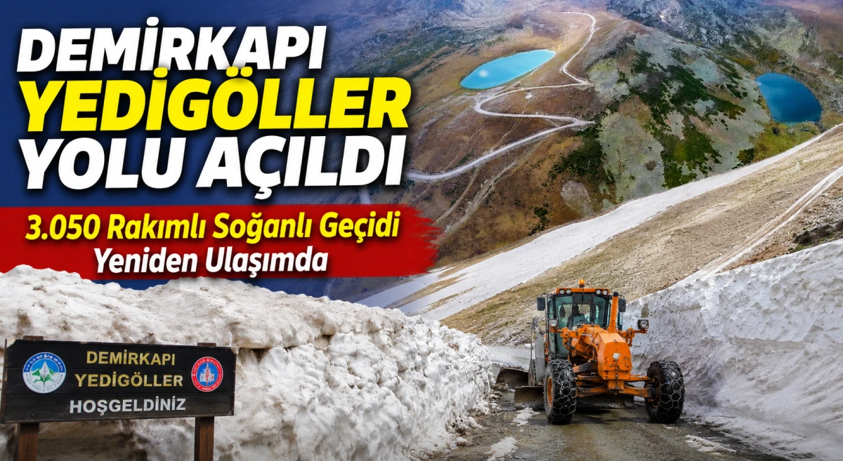 Demirkapı Yedig&ouml;ller Yolu Ulaşıma A&ccedil;ıldı! &Ccedil;aykara-Bayburt Arasındaki 3 Bin Rakımlı G&uuml;zerg&acirc;h Yeniden Hizmette