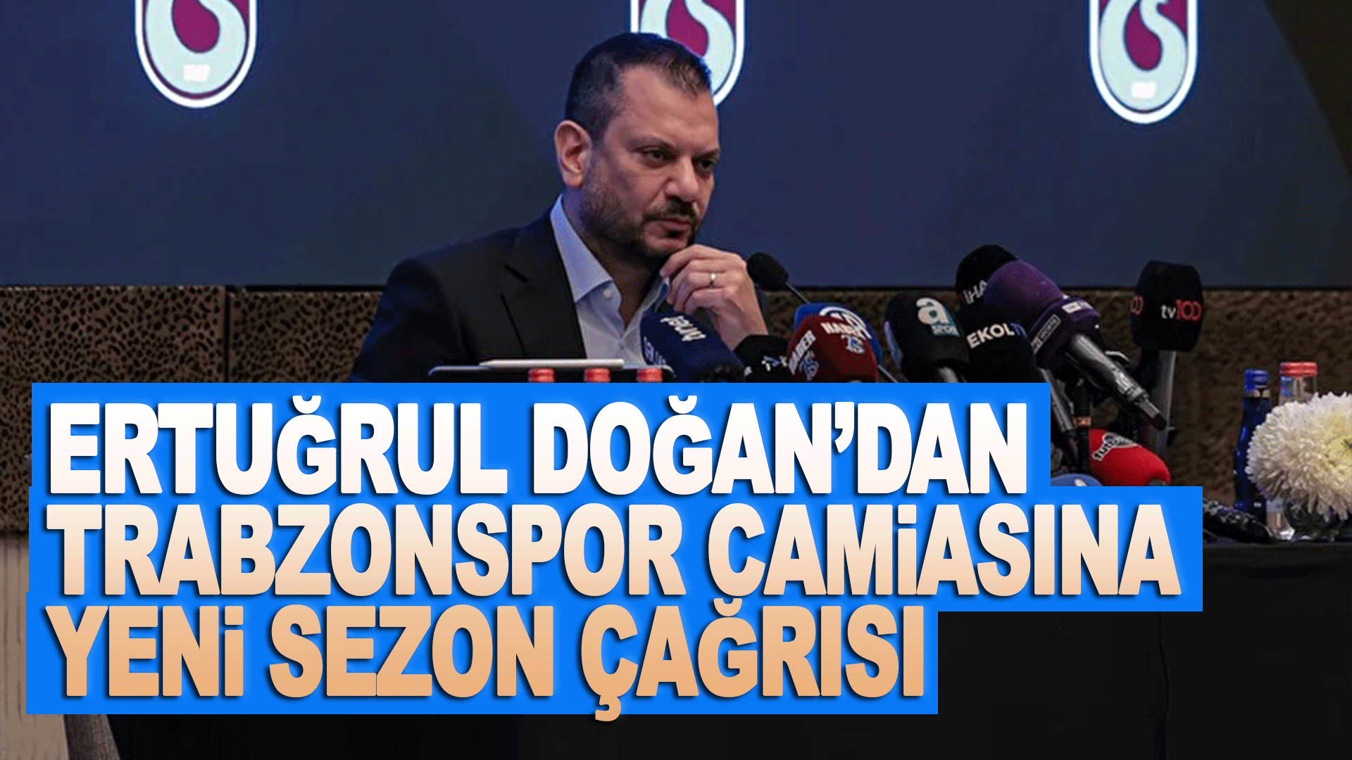 Ertuğrul Doğan'dan Taraftarlara &ccedil;ağrı