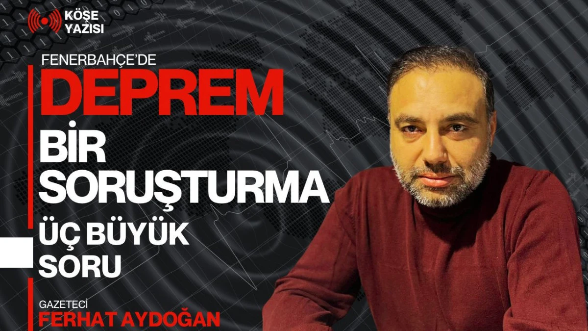 Gazeteci Ferhat Aydoğan,Fenerbah&ccedil;e Spor Kul&uuml;b&uuml; Başkanı Sadettin Saran&rsquo;a Sahip &Ccedil;ıktı