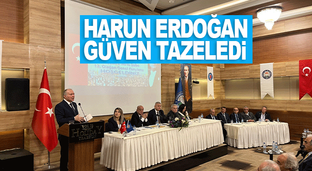 Harun Erdoğan, Yol-İş Trabzon 2 No&rsquo;lu Şube Başkanlığı&rsquo;nda delegelerin tam desteğiyle yeniden se&ccedil;ildi