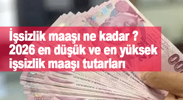 İşsizlik maaşı ne kadar ? 2026 en d&uuml;ş&uuml;k ve en y&uuml;ksek işsizlik maaşı tutarları 