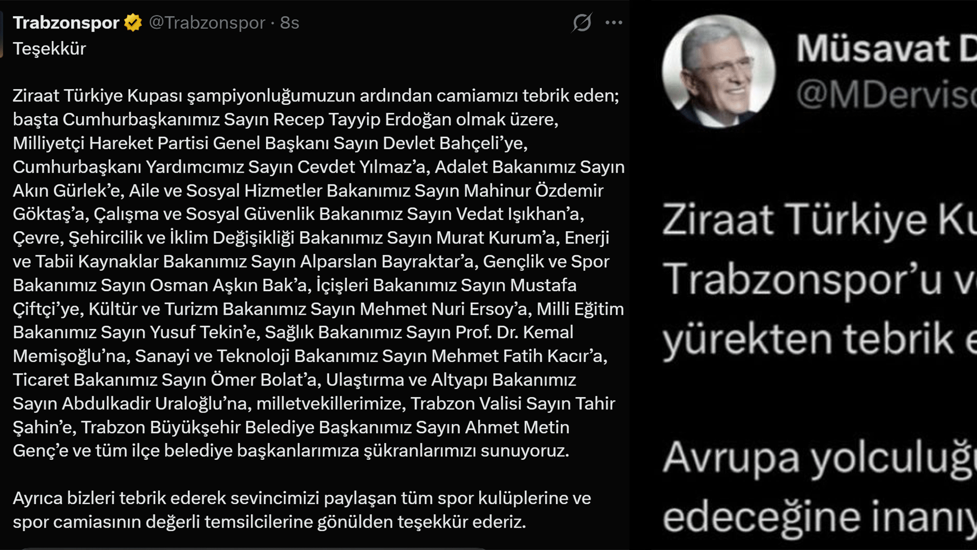 İYİ Parti&rsquo;den Trabzonspor&rsquo;a &ldquo;ayrımcılık&rdquo; tepkisi