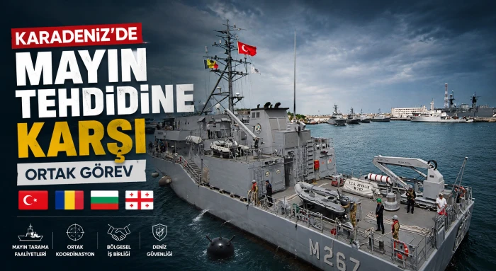 Karadeniz'de mayın tehdidine karşı ortak g&ouml;rev