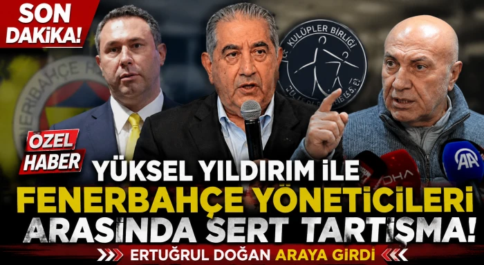 Kul&uuml;pler Birliği toplantısında tansiyon y&uuml;kseldi, Ertuğrul Doğan devreye girdi