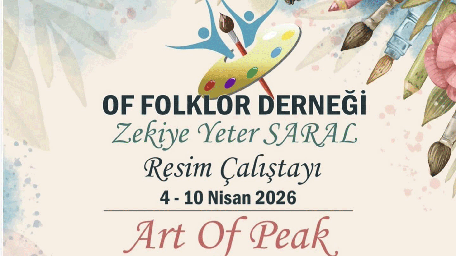 Of’ta sanat ve kültür buluşması 4-10 Nisan’da resim çalıştayıyla gerçekleşecek